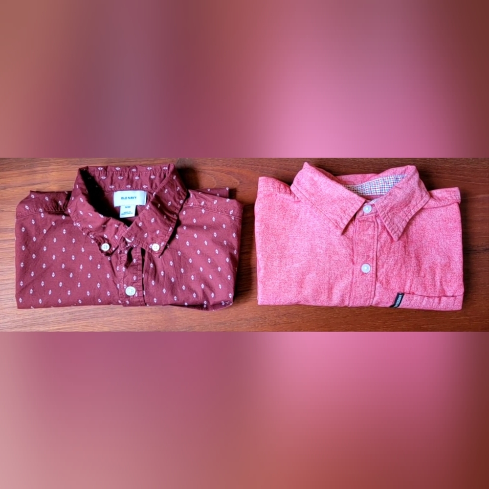 🔴 Boys S/S Button Down Shirts - Size 8 🔴